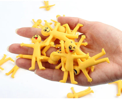 8-20pcs Funny Little Man Squishy Fidget Toys Antistress Adult Children Rising Stress Relief Squeeze Toys Kids Charisma Gift Toys