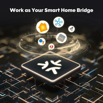 MOES Matter Gateway, Enjoy Smart Home Control with Tuya Zigbee, Voice Control with Siri, HomeKit, SmartThings, Google Assistant,