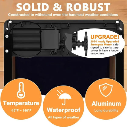 Automatic Chicken Coop Door Intelligent Timer Electric Aluminum Timing Opener  Auto Chicken Door Farm Automatic Management Tool