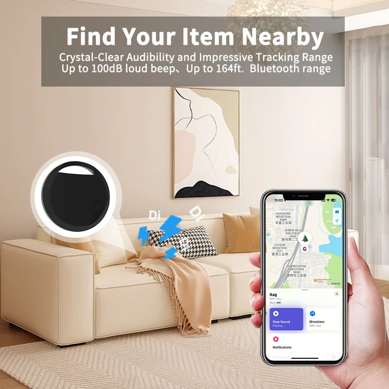 1/2 /4 pcs Anti-lose Tracker for Apple Airtag Replacemen via Find My Bluetooth GPS Tracker For Luggage IOS MFi Key Finder