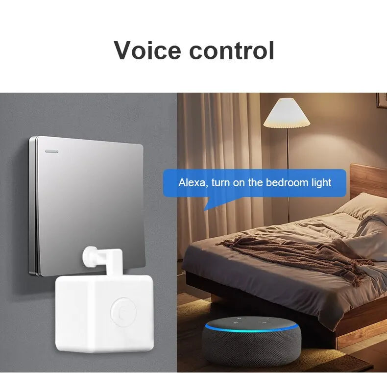 Tuya Zigbee Bluetooth Fingerbot Plus Robot Button Pusher Switch Bot Smart Home Work With Alexa Google Home Smart Life App