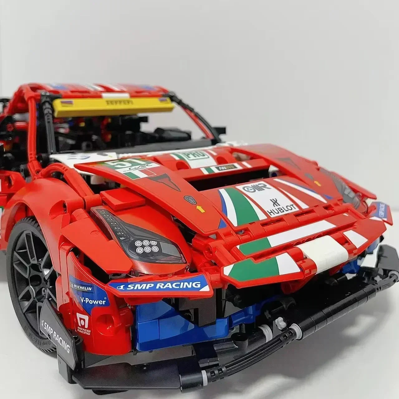 Technical 488 GTE 42125 1684PCS Series Building Blocks MOC Sports Race Car DIY Vehicle Bricks Model Kids Adult Assembly Toy Gift