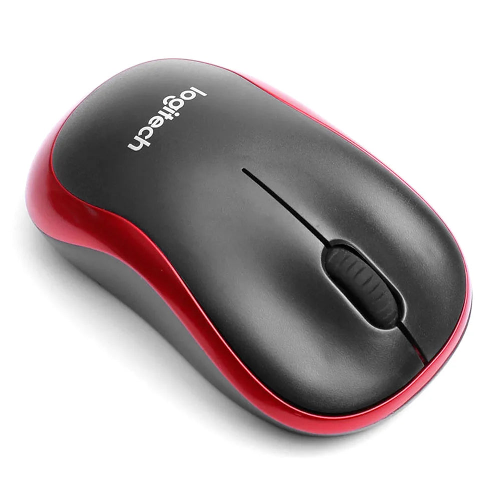 Logitech M185 Wireless Mouse 2.4Ghz USB 1000DPI Mice USB Receiver Mute Optical Navigation Mice For Mac Os Chrome Window 10/8/7