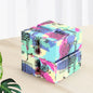 Infinity Magic Cube Starry Sky Square Puzzle Toys Four Corner Maze Toys Children Adult Decompression Relaxing Hand-Held for ADD