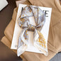 2024 New Fashion 70X70cmPrinted Women's Scarf Pashmina Silk Scarf Square Shawl Decorative Headband Neck Luxury Design Bandana