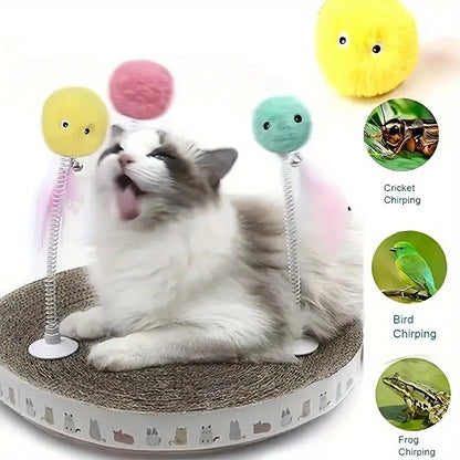 1/3Pcs Interactive Ball Smart Cat Dog Toys Plush Electric Catnip Training Toy Kitten Touch Sounding Pet Product Squeak Toy Ball