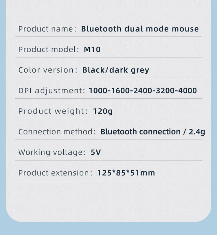 Bluetooth +2.4G Wireless Mouse Rechargeable 12 Colors RGB LED Gaming Mouse Ergonomic Mice for Gamer Computer Laptop iPad