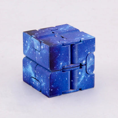 Infinity Magic Cube Starry Sky Square Puzzle Toys Four Corner Maze Toys Children Adult Decompression Relaxing Hand-Held for ADD