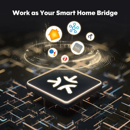 MOES Matter Gateway, Enjoy Smart Home Control with Tuya Zigbee, Voice Control with Siri, HomeKit, SmartThings, Google Assistant,