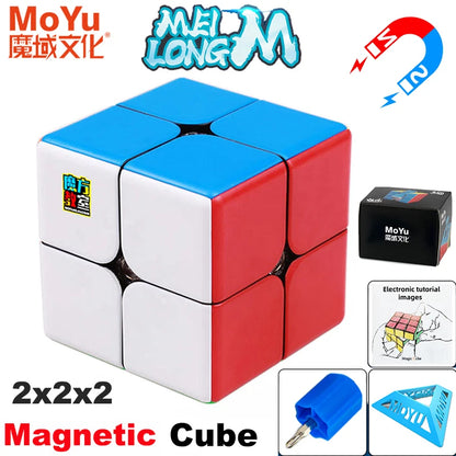 MOYU Meilong M Magnetic Magic Cube 3X3 2X2 Pyraminx Cubing Professional Speedcube 3x3x3 Speed Puzzle Children's Toy Cubo Magico