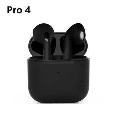 TWS Pro4 Bluetooth Earphones Wireless Headphones Mini Sports Headset Earbuds Music Earpieces For iPhone Xiaomi Huawei Redmi