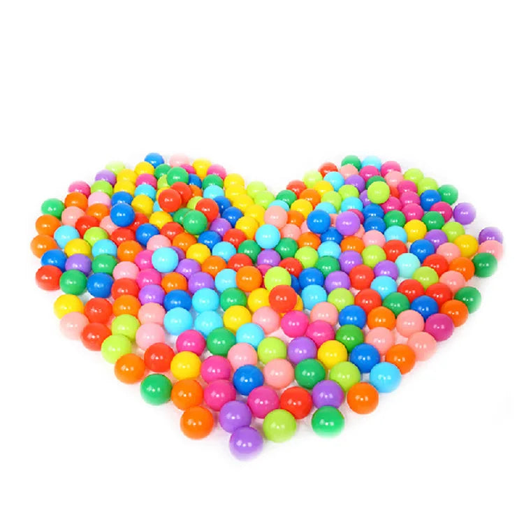 100PCS Outdoor Sport Ball Colorful Soft Water Swim Pool Ocean Wave Ball Baby Eco-Friendly Stress Air Ball Tent Toys for Children