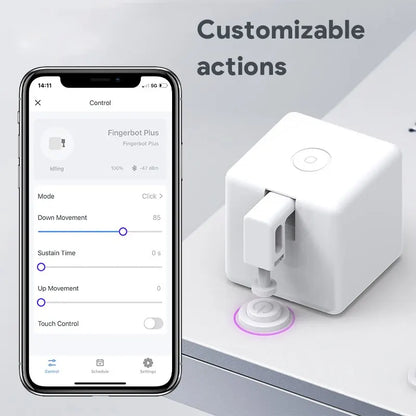 Tuya Zigbee Bluetooth Fingerbot Plus Robot Button Pusher Switch Bot Smart Home Work With Alexa Google Home Smart Life App