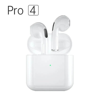 TWS Pro4 Bluetooth Earphones Wireless Headphones Mini Sports Headset Earbuds Music Earpieces For iPhone Xiaomi Huawei Redmi