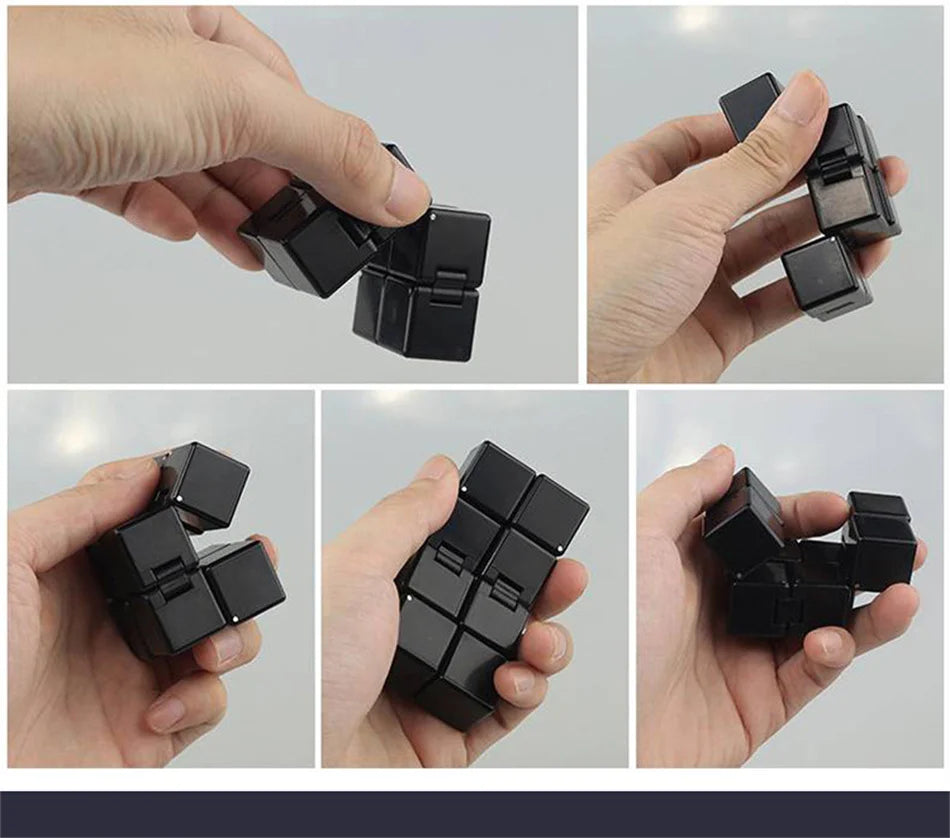 New Infinity Magic Cube Adults Antistress Relax Toy Creativity Fold Cubes Children Educational Mini Puzzle with in box Toy