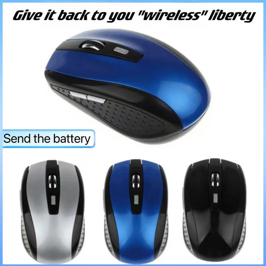 2.4G USB Red Optical Wireless Mouse 6D for Computer Laptop Gaming Mice Ergonomically-designed Wireless Mouse