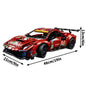 Technical 488 GTE 42125 1684PCS Series Building Blocks MOC Sports Race Car DIY Vehicle Bricks Model Kids Adult Assembly Toy Gift