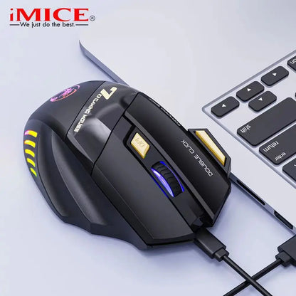 Rechargeable Bluetooth Mouse Wireless PC Gamer Mouse Computer Gaming Mouse Ergonomic Mause 5500 DPI  Mice For Laptop Ipad