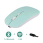 Rechargeable Bluetooth Mouse Wireless Dual Mode 5.2  Silent Computer  gaming  Ergonomic Mouse 2.4 USB for PC Laptops