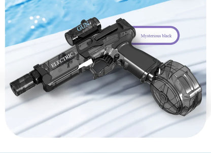 New Electric Automatic Water Gun With light Sprays Water Continuously High-pressure High-speed Powerful Ice Blast Water Gun Toys